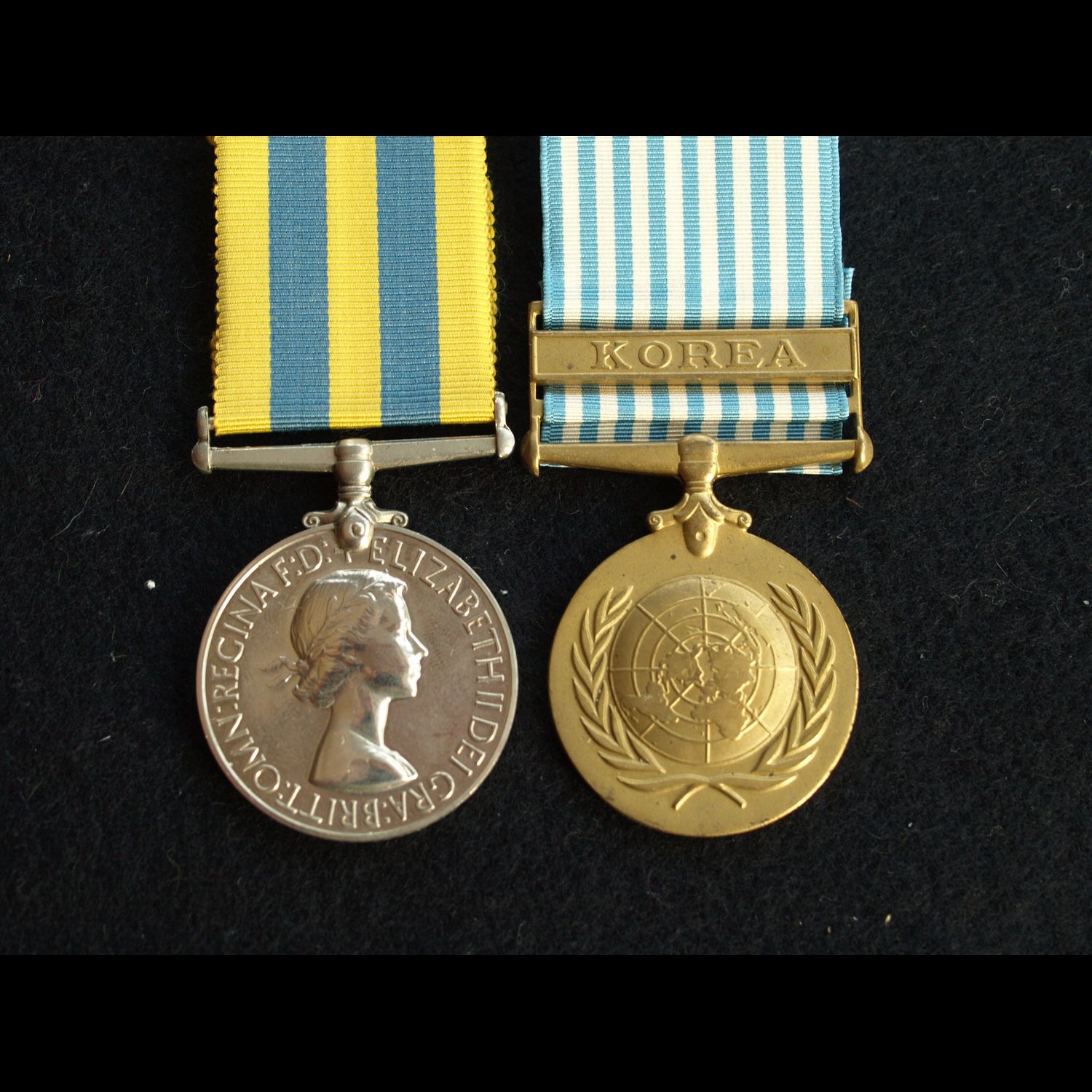 Korea & UN Medal Pte Harrison KIA 27/3/1952 C Coy Kings Own Scottish Borderers