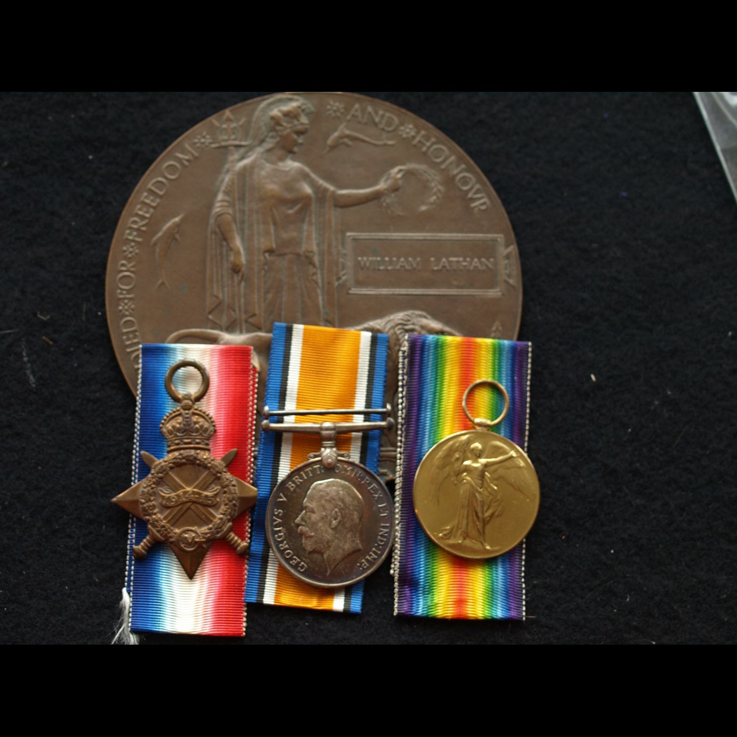 WW1 1914/15 Trio 2nd Lt Lathan WIA x 2 KIA 24/9/1918 17th Royal Sussex Regt late 9th Norfolk Regt