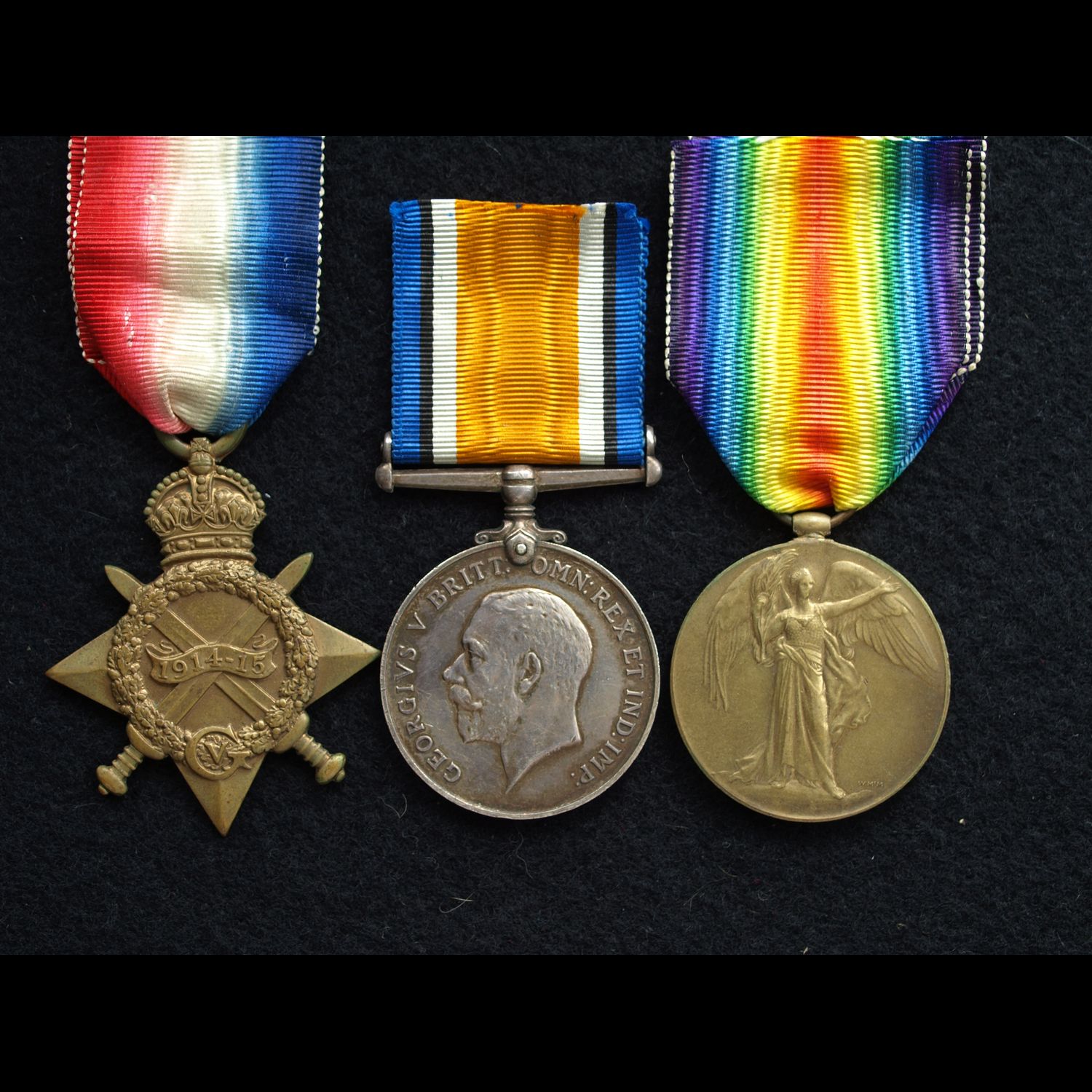 1914/15 Trio Capt & Adj Oddy Lancashire Fusiliers & 11th Leicestershire Regt