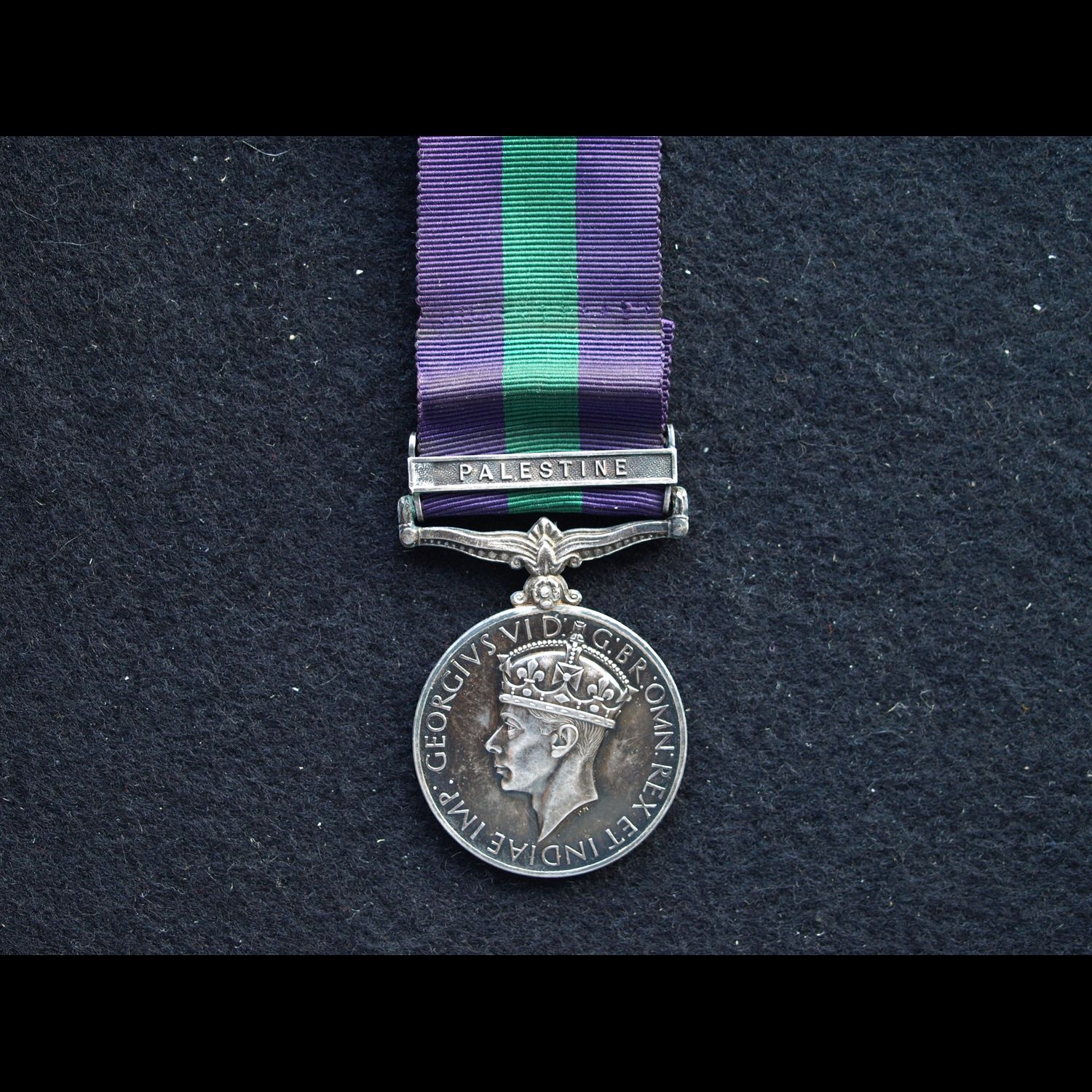 GSM Palestine WO Cl2 CSM Charles Tyson Essex Regt Died 28/11/1947