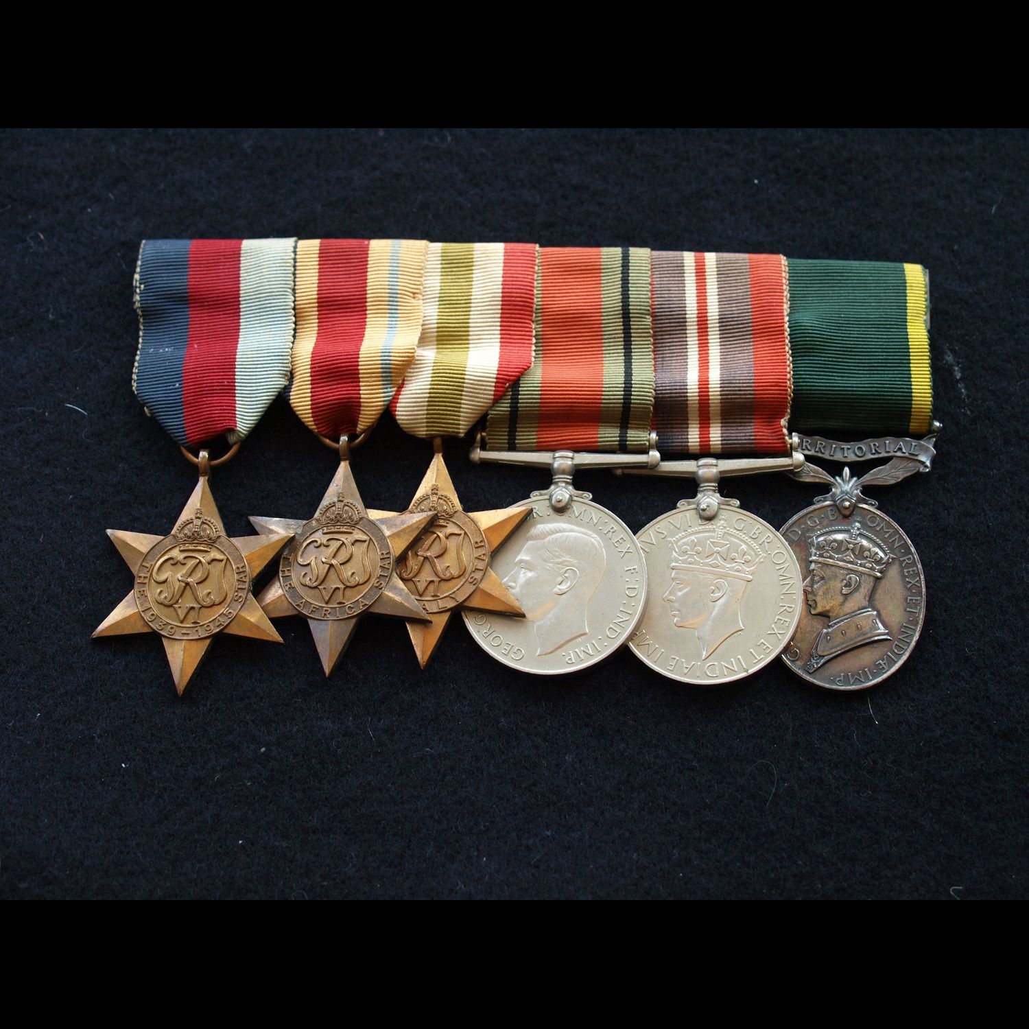 1939/45, Africa, Italy, DM, WM & TEM Major Holmes Manchester Regt late RA.