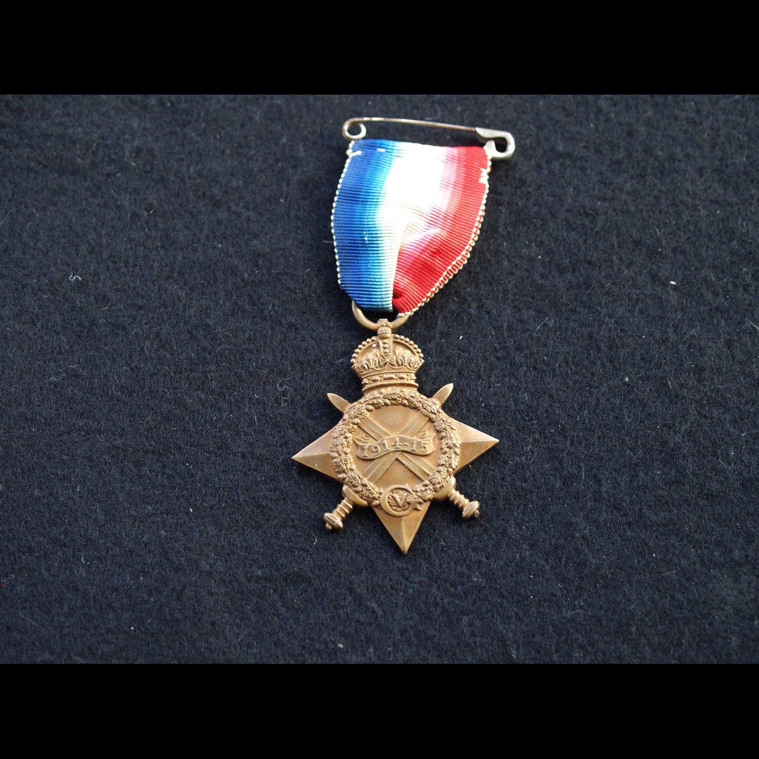 WW1 1914/15 Star 2nd Lt Pearson WIA 14/7/1916 & KIA 23/10/1918 1st West Yorkshire Regt