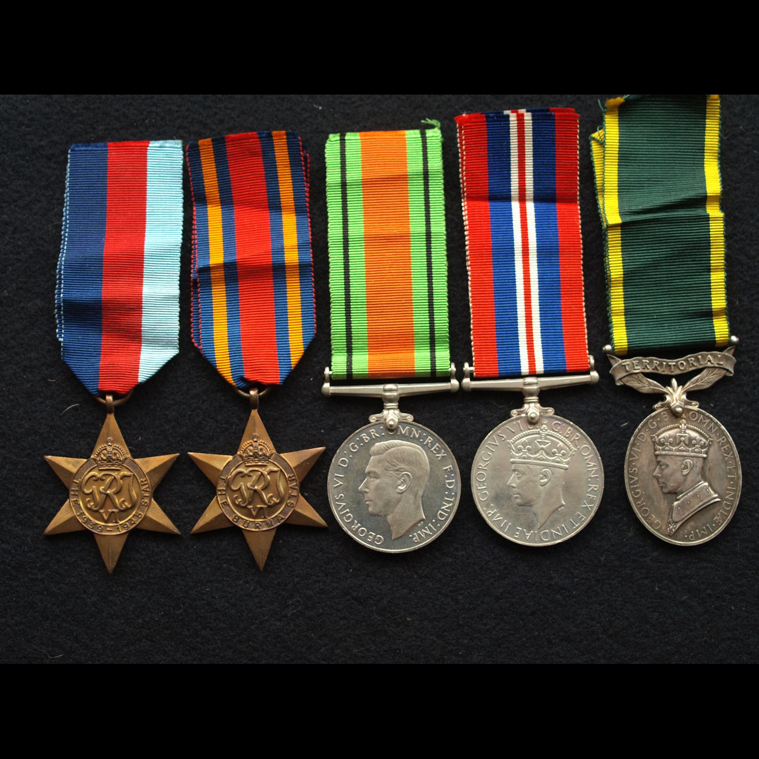 WW2 Group & EMT Sjt Edwards Royal Military Police