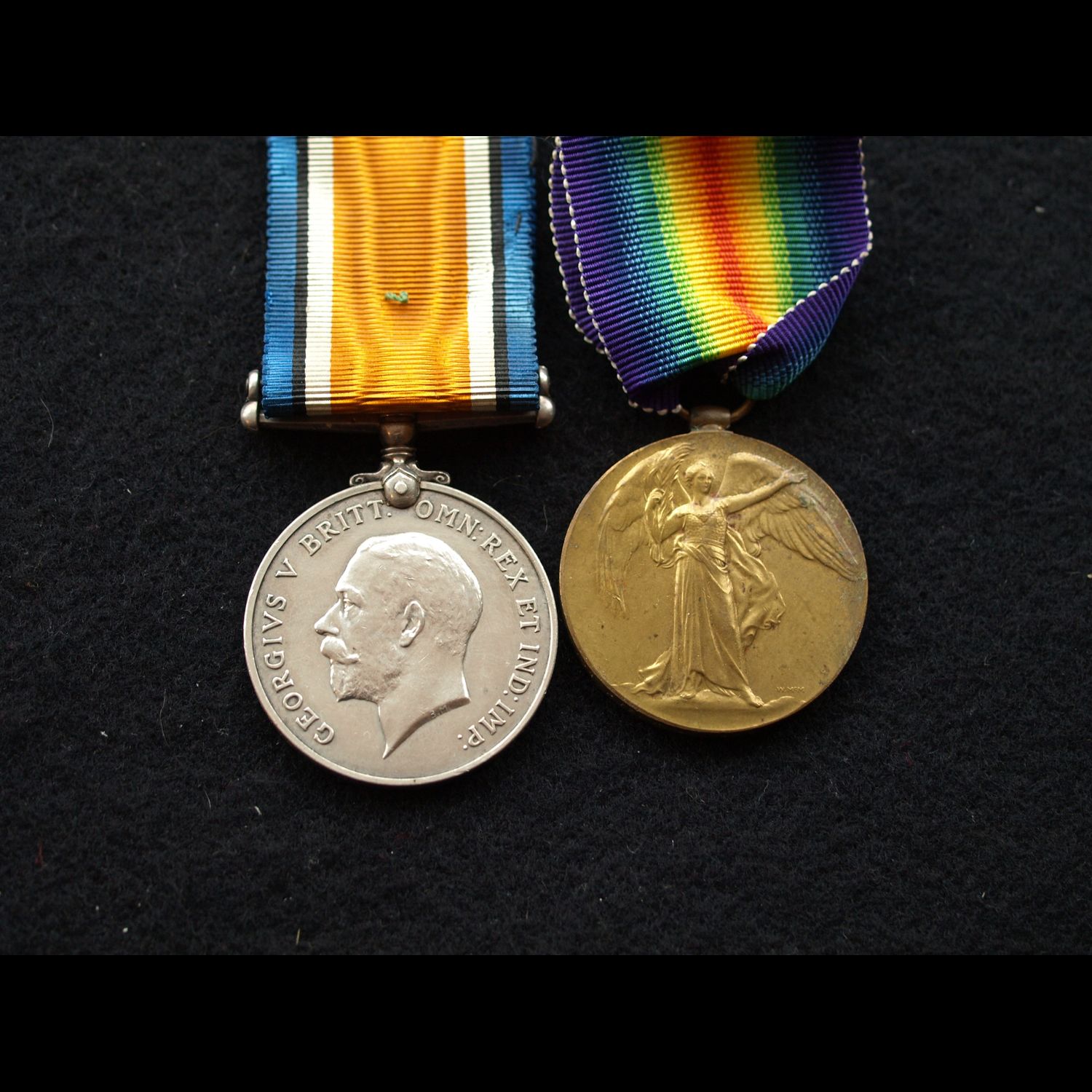 WW1 Pair Pte Mason KIA 4/10/1917 8th Devonshire Regiment