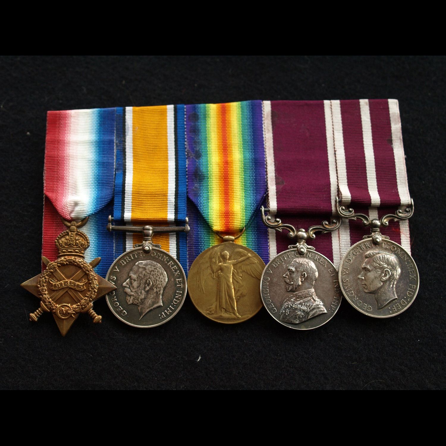 Rare 1914/15 Trio, LS&GC & MSM Warrant Officer Beard Tank Corps late Army Cyclist Corps