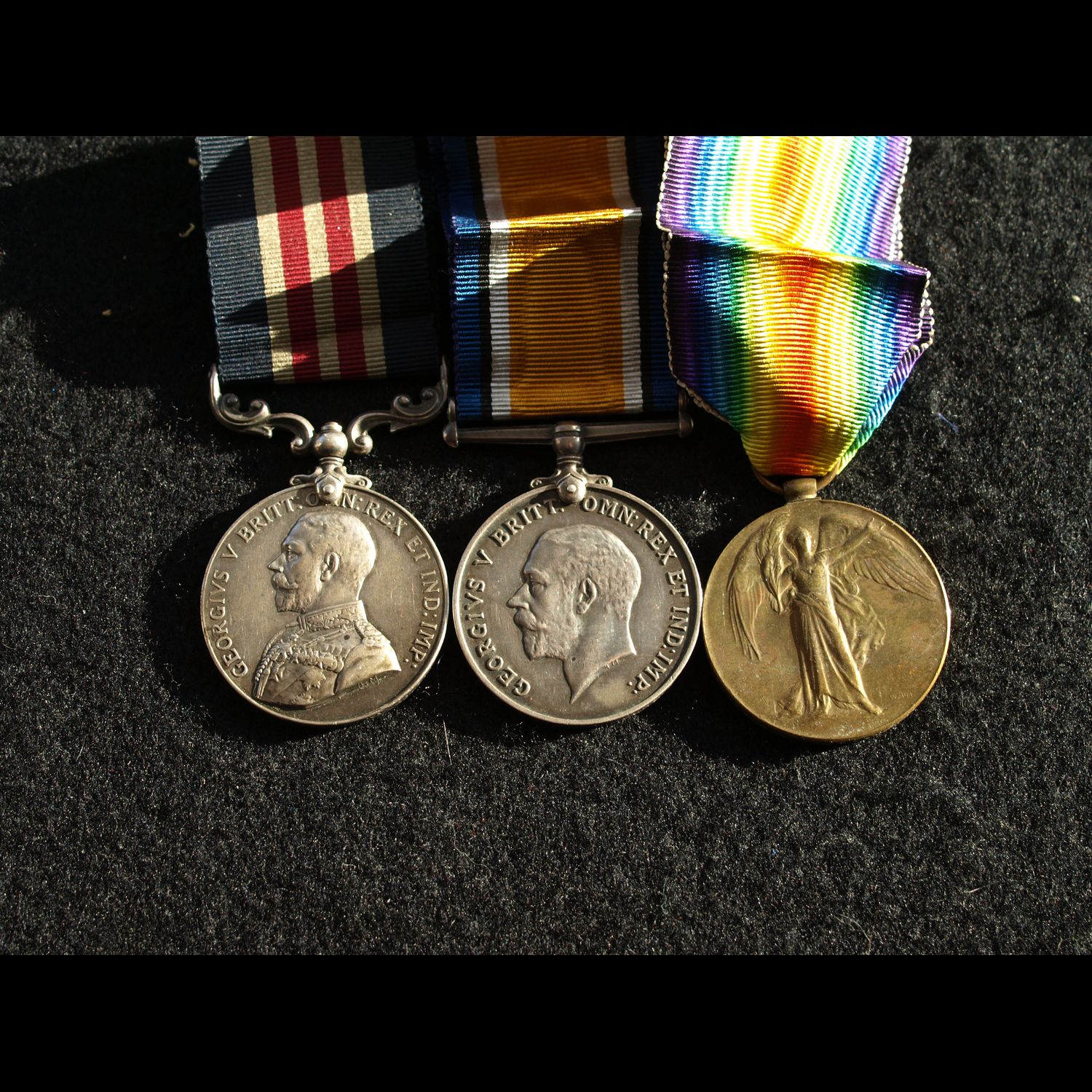 WW1 MM & Pair Pte Wood 22nd Coy Labour Corps
