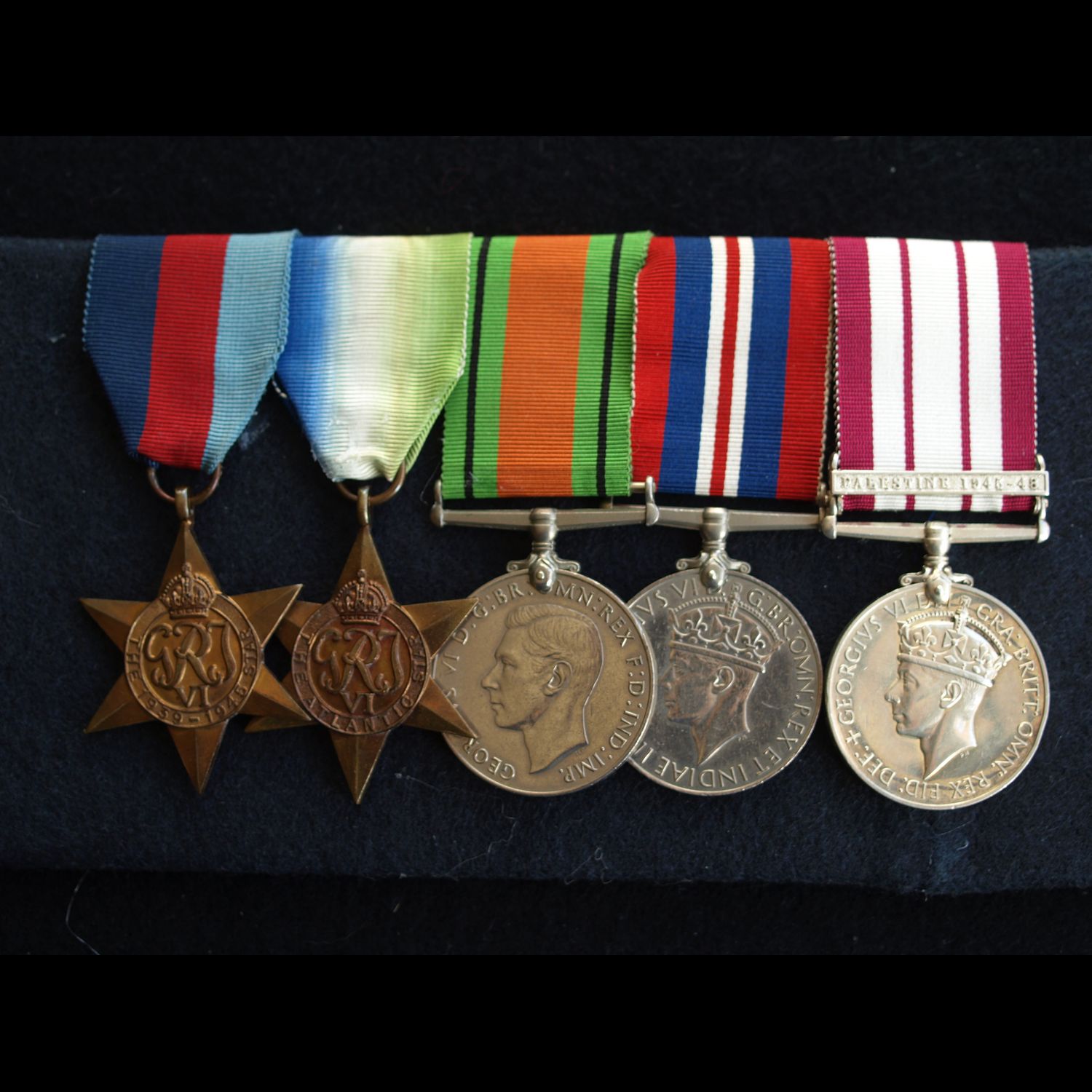 WW2 Atlantic & Palestine 1945/48 ERA Rogers Royal Navy