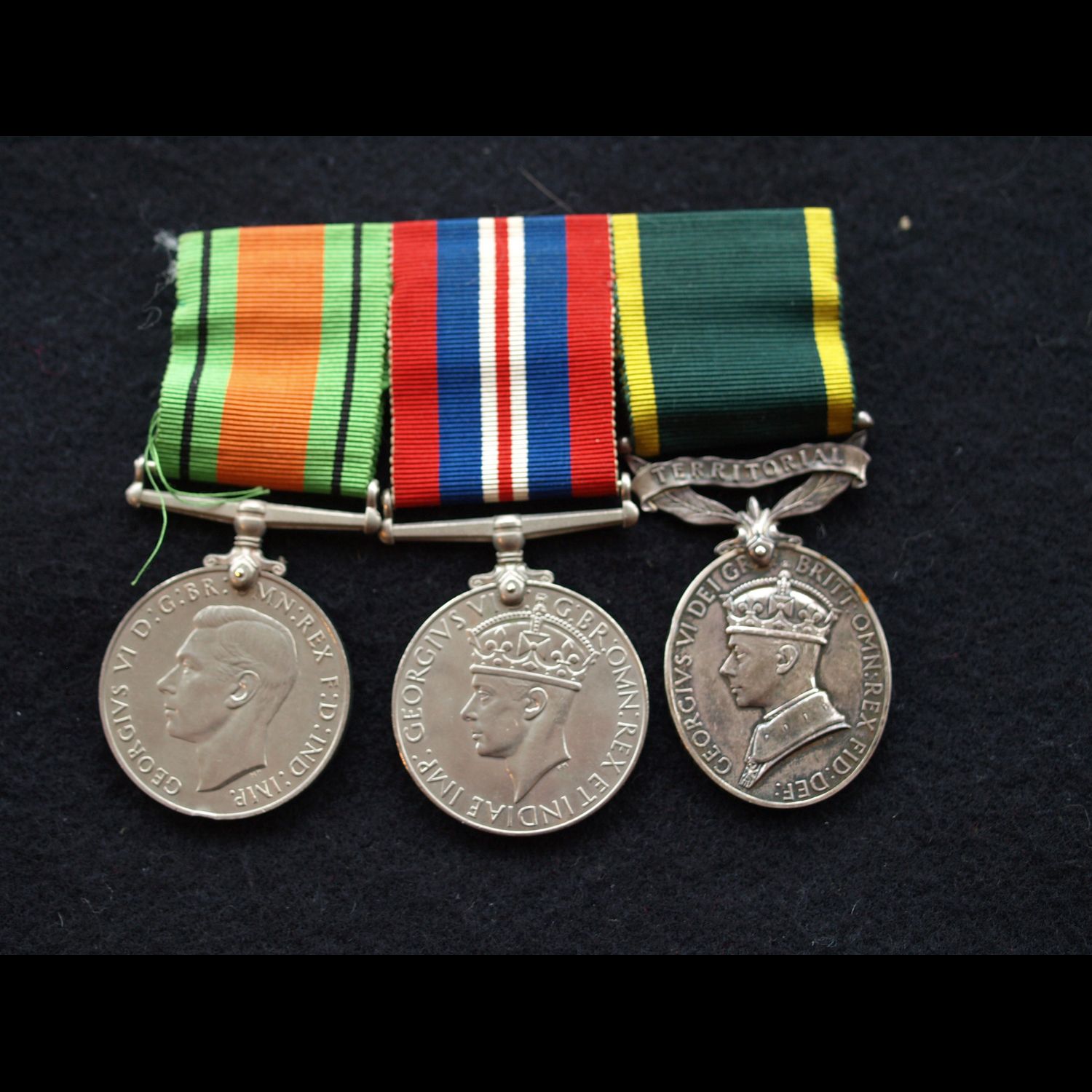 WW2 DM, WM & TEM Sjt Haughton Royal Army Service Corps
