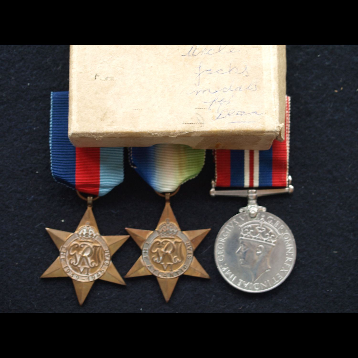 WW2 Group, Box, Casualty Slip & Photo Royal Marine Roberts KIA 8th June 1940 HMS Glorious
