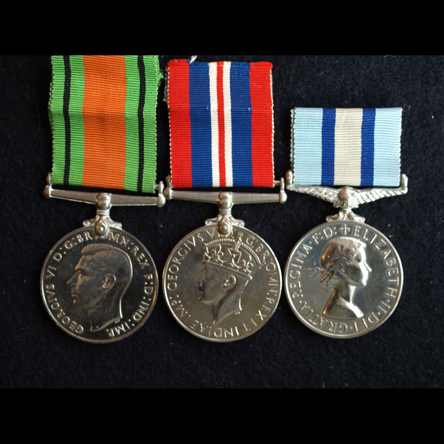 WW2 DM, WM & Royal Observer Corps Medal Leading Observer Stewart