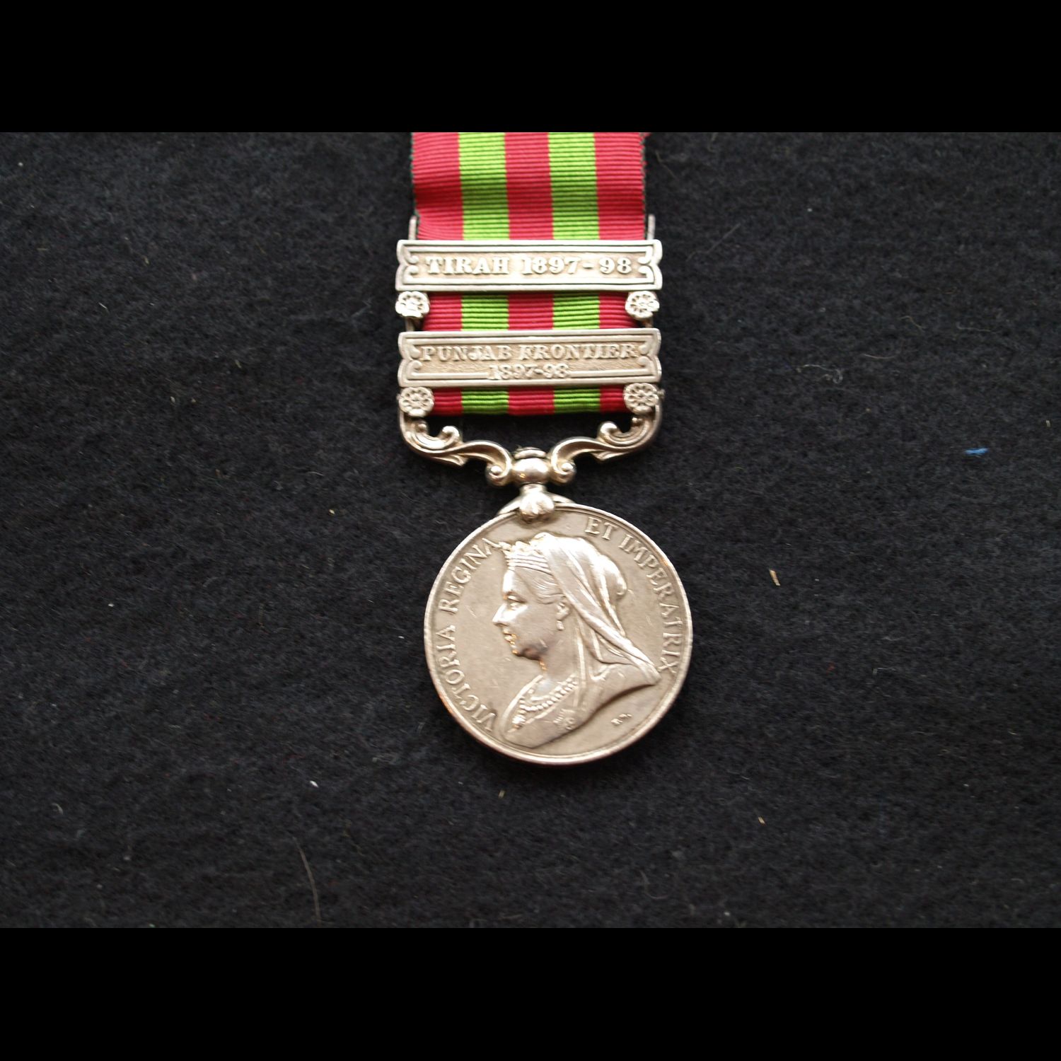 India Medal Punjab Frontier & Tirah 1897-98 Pte Hunt 1st Dorset Regt