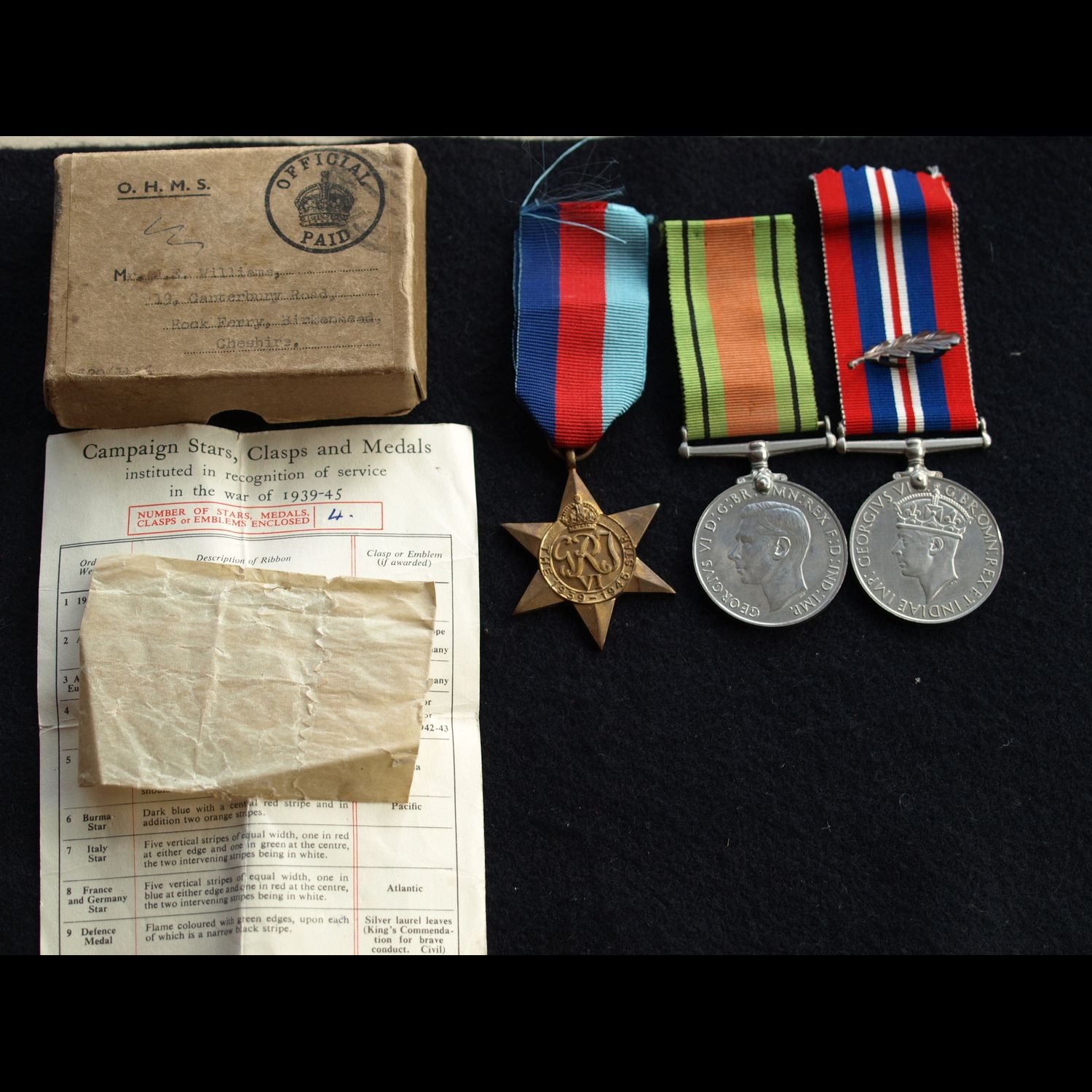 WW2 Group Mr J E Williams ASC/ACC Birkenhead, Cheshire
