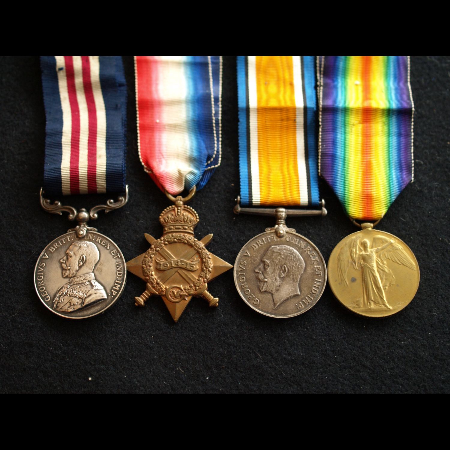 MM & 1914/15 Trio L/Cpl Morris 7/Manch R