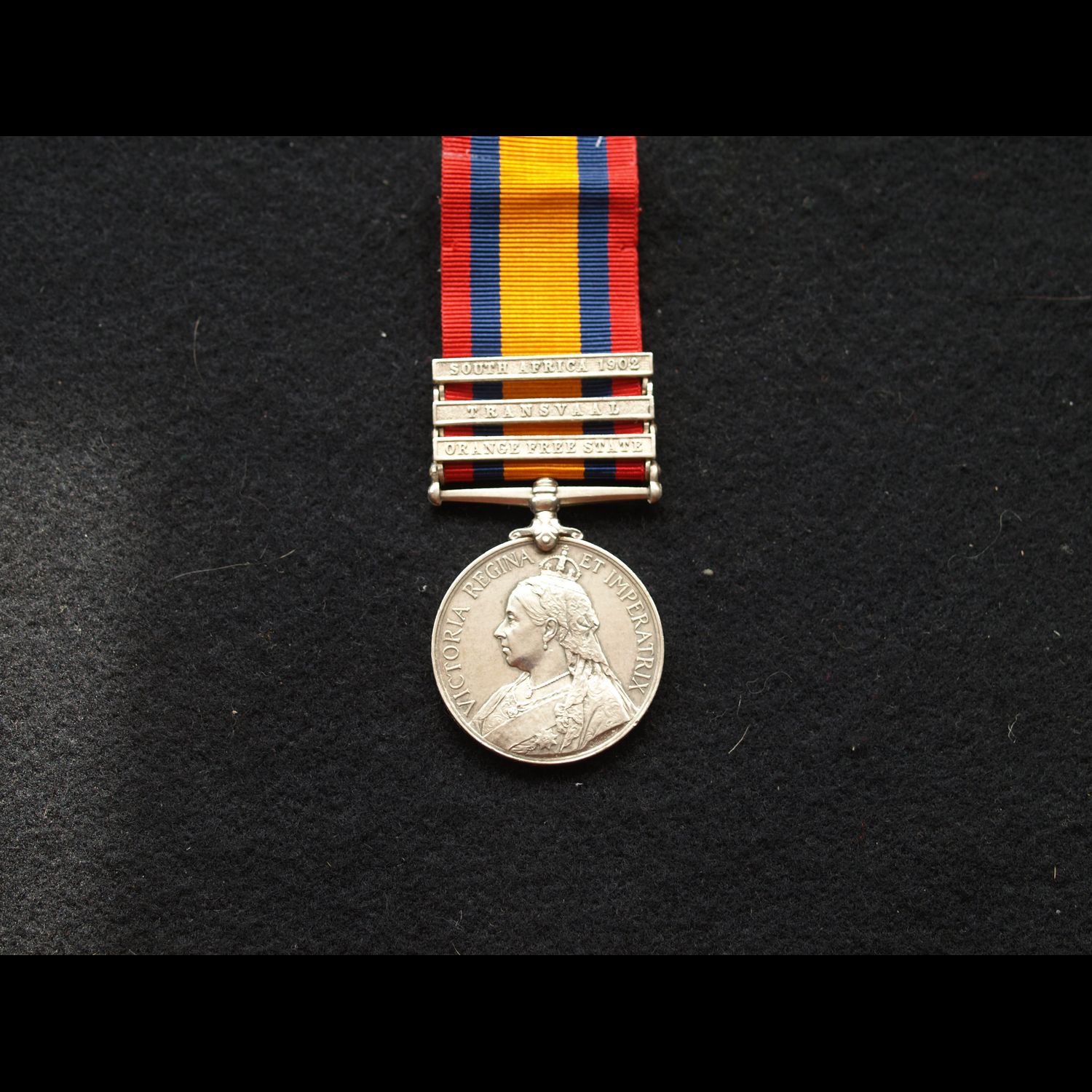 QSA 3 clasps Pte Folkey The Queens Regt